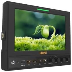 Lilliput 662/s 7 1280x800 IPS контраст 800: 1 3G-SDI монитор-топ-монитор со конверзија на вкрстена конверзија + F970 + LP-E6 плоча + куфер