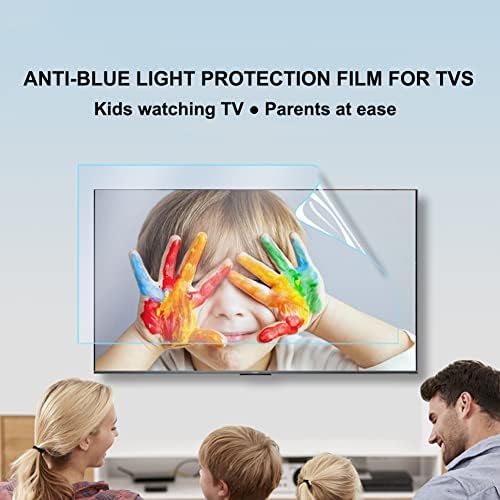 Aizyr 75 77 82 85 анти-гребење ТВ-заштитник против сина светлина мат анти-сјај монитор филтер, олеснување на очите за заштита на очите