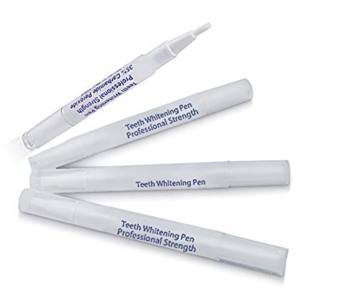 Пенливи бели насмевки 4 пакувања Професионални заби Белење пенкала - Ново подобрена - подобра вредност - Резултати за белење на брзо