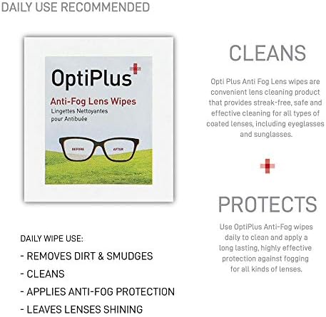 OptiPlus 30ct Анти-Магла Марамчиња И Croakies 3 Слоја Маска За Лице Со Прилагодлив Држач За Тера Кабел