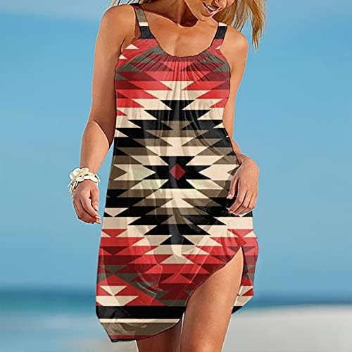 FQZWONG MIDI фустани за жени летен случајчки одмор на плажа, линија сонце фустани мода секси клуб што излегува одморалиште на одморалиште