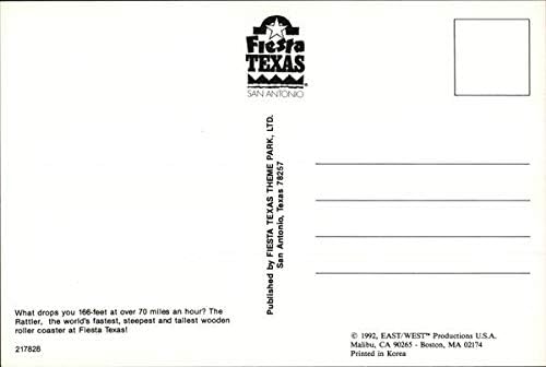 Фиеста Тексас, Растрепер Сан Антонио Тексас Оригинална Гроздобер Разгледница