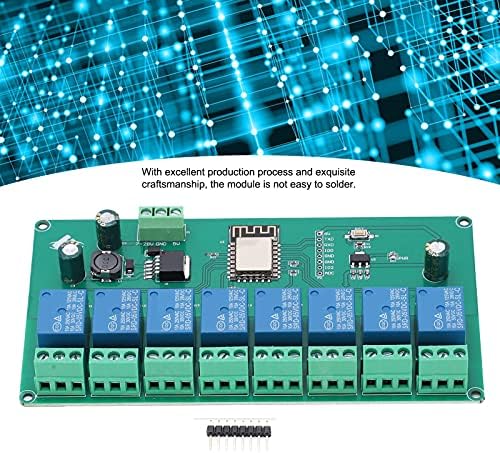 ESP8266 Relay Module WiFi 8 - Канал за развој на канали DC 7‑28V / 5V PCB реле модул за паметен дом безжична контрола