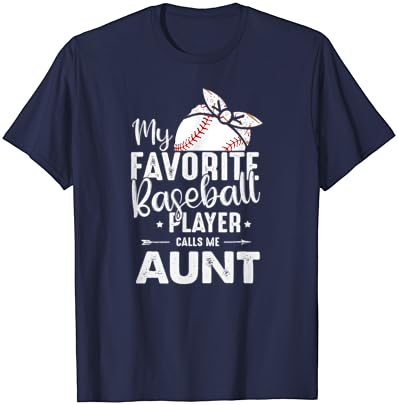 Myенски мојот омилен бејзбол играч, наречете ме маица на Денот на мајката на тетка