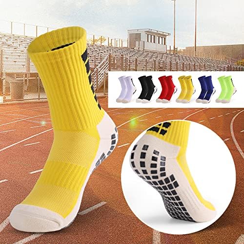 Атлетични чорапи со анти -лизгачки чорапи на Хуиоп, атлетски чорапи за кошаркарски фудбал одбојка што трчаат по пешачење за пешачење