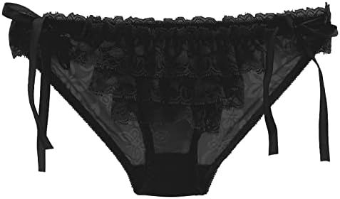 Pxoaobr женски чипка гаќички грлови хипстер долна облека цветна чипка на дрзок краток бикини гаќи