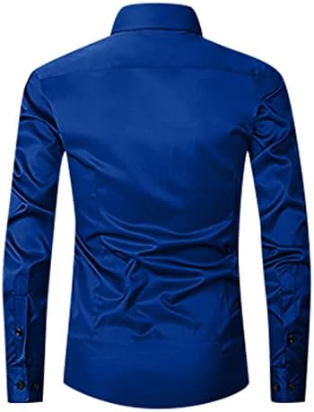 Кошули за мажи 2023 летен долг ракав плус големина на копчето надолу печатено y2k врвови обични модни модни блузи