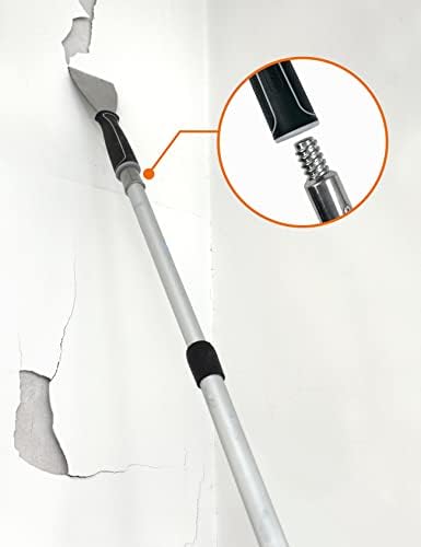 RollingDog 3 инчен пикапер за пол -пол -не'рѓосувачки челик со директна сечило со анти -лизгање, алатка за отстранувач на тешки