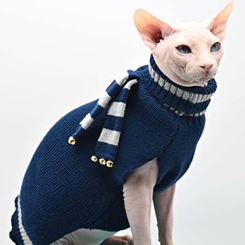 Сфинкс облека за мачки bellвонче ringsвони џемпер облека без влакна облека Девон облека мачка облека за мало маче и кучиња