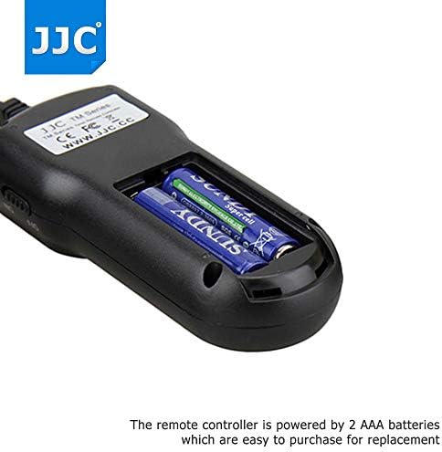 Ослободување на ролетната за далечински управувач JJC Timer за Nikon Z6 Z7 D750 D610 D600 D7500 D7200 D7100 D7000 D5600 D5500 D5300 D5200 D5100
