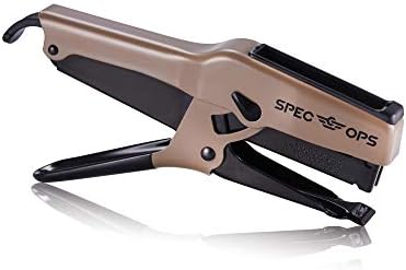 Spec Ops Tools Elite Duty Packaging Plier Stapler, 7/16 круна, 1/4 - 3/8 Стејпли со должина на нозете, 3% донирани на ветерани