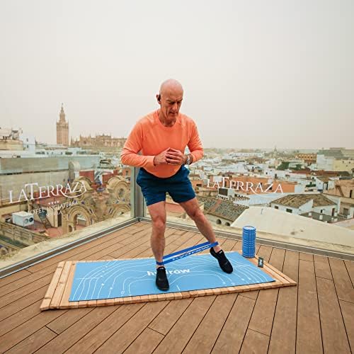 Hydrow на комплетот за вежбање со мат - Вклучува тренингот, јога блокови и ленти за отпор - опрема за вежбање за јога, пилатес