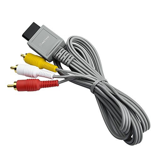 Композитен кабел на Insten AV компатибилен со Wii
