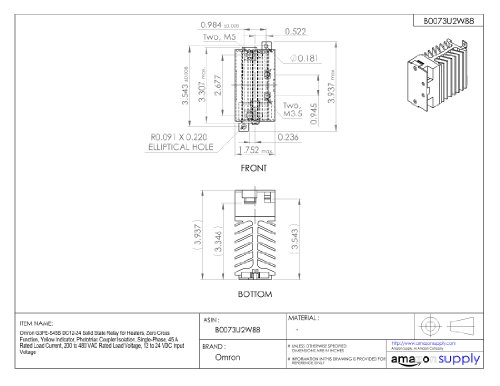 Омрон G3PE-545B DC12-24 Реле за цврста состојба за грејачи, нулта крст функција, жолт индикатор, изолација на спојници на фоторијак, единечна