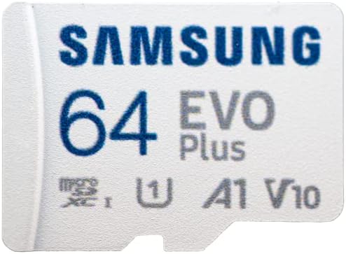 Samsung 64GB Evo Плус Microsd Картичка Класа 10 UHS-I Sdxc Мемориска Картичка За Телефон, Таблет, Акција Камера Пакет Со Сѐ, Но Stromboli Микро