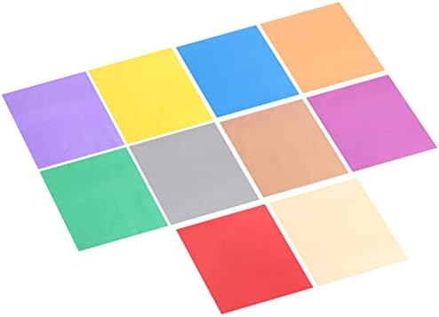 Nuobesty 10pcs x Училишен картонски материјали бои DIY бои, занаети за подароци на проекти, XCM и рачно занаетчиски дебели, повеќе