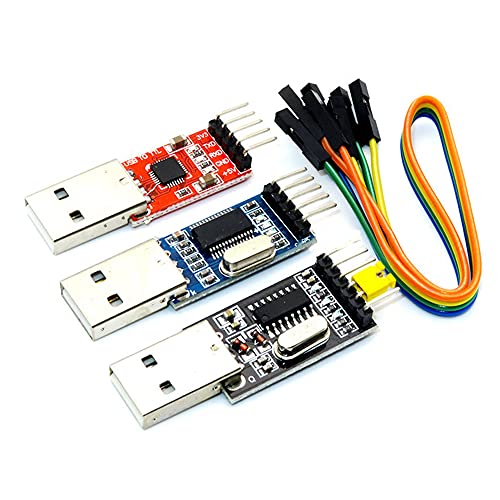 1PCS PL2303HX+1PCS CP2102+1PCS CH340G USB до TTL погоден за Arduino PL2303 CP2102 5PIN USB до UART TTL модул-1 сет