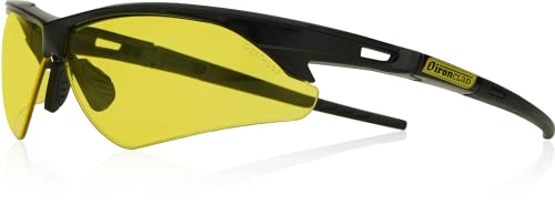 Безбедносни очила од железо, рамка со хелио-половина, анти-гребена анти-магла, жолта