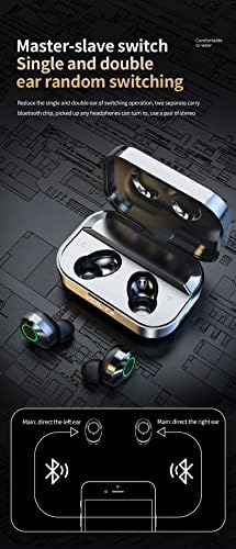 Волт плус Техника безжична V5.3 LED Pro Earbuds компатибилни со вашата Jabra Storm IPX3 Bluetooth вода и потпетици/намалување на бучава и Quad