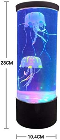 QFFL медуза светилка ПРЕДВОДЕНА ФАНТАЗИЈА Медуза Светилка, Боја Менување На Светлосни Ефекти, USB Приклучок, Сензорни Синтетички