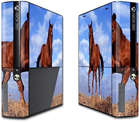 Заштитна Винилна Налепница за Кожа на microsoft Xbox 360E Покривка Обвивка Кожи Налепница Коњ
