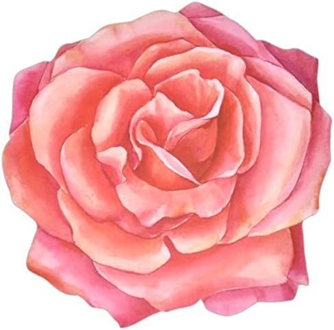 За еднократна Употреба Роза Цвет Облик На Хартија Место Душеци 50 Пакет Розова Цветни Полнач Место Мат За Денот На Вљубените Пролет Цвеќиња