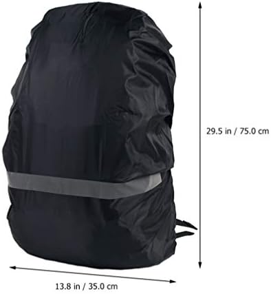 Ранец за кампување со галпада 2 парчиња ранец на ранец на дожд со рефлексивна лента за ултралејт ранец за складирање на капакот за складирање