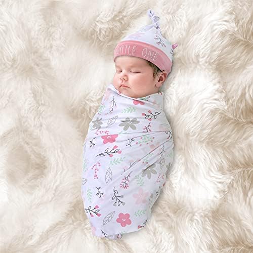 Фишер-цена Вудленд се прашува шумски прегратка и капа за бебиња со белезници поставени за новороденче девојче 0-6 месеци