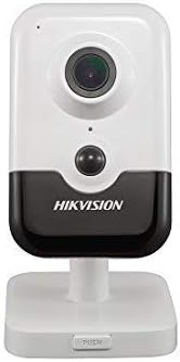 Hikvision затворен 4MP DS-2CD2443G0-IW POE Cube Camera 2,8mm леќи со Build In SD Slot, Wi-Fi, двонасочна аудио, англиска верзија,
