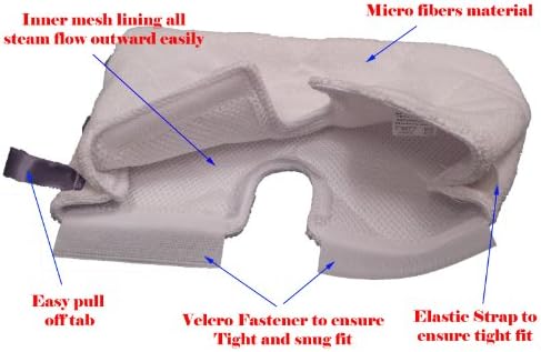 Стандардна големина / голема XL / триаголен пареа за замена на џебни подлошки за ајкула во Евро-Про S3501 S3601 S3901 S3550 SE450 REFILL)