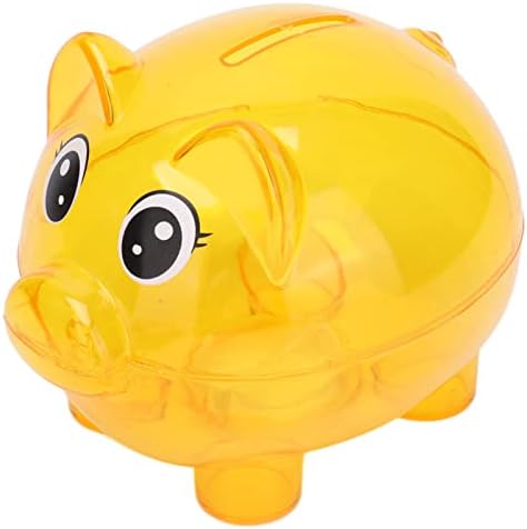 Пари банка, свинче банка, транспарентна пластична заштеда на пари за заштеда на кутија отпорност во форма на свињи во форма на свињи