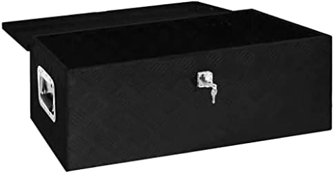 Кутија за Складирање видаксл Црна 31,5x15, 4x11, 8 Алуминиум