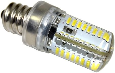 HQRP E12 Candelabra База LED Сијалица Кул Бела AC 110v Компатибилен СО LG 6913EL3001A / 6913EL3001E / 6913EL3002A Фен Сијалица Замена