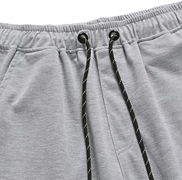 Горглитер Машки 2 Парчиња Цврста Врвка За Влечење Еластични Панталони За Потење Со Џеб
