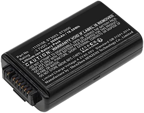 Синергија дигитален баркод за скенер батерија, компатибилна со скенер за баркод Psion Omnii XT10, ултра висок капацитет, замена за батеријата