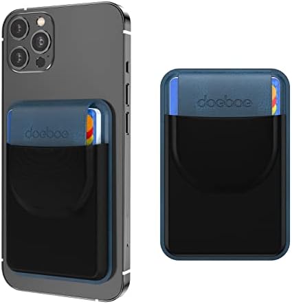 Паричник за телефонски картички Doeboe, држач за телефонски картички со налепница 3M, компатибилен со телефони на iPhone, Samsung
