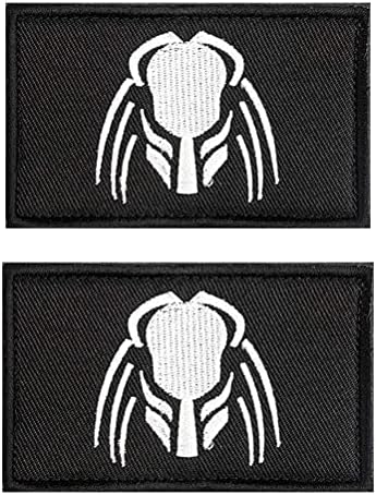Predator Patch Hook and Loop Tactical Morale Applique Applike Applenter Wempreded Patch 2 парчиња