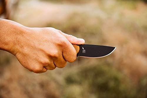 Врвови ножеви 3 покажувач фиксиран нож со сечило со рачки од тен платно Микарта