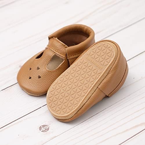 Birdrock Baby Hard Sole Mary Janes - Оригинални кожни чевли за девојки за мали деца