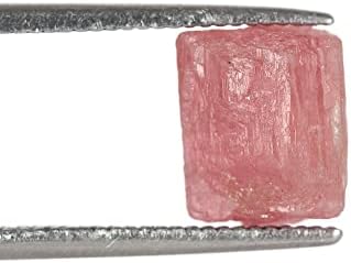GemHub Исцелување кристал груб AAA+ розов турмалин камен мал 2,75 ct. Лабава скапоцен камен за завиткување на жица, декорација