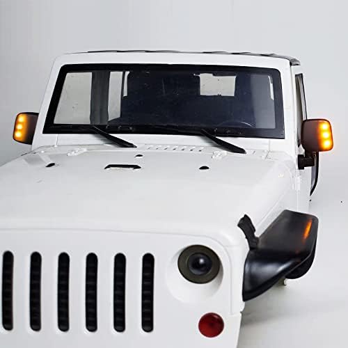 SWX RC CAR REAR VIEW MIRROR комплет со LED светла за 1/10 RC Crawler Car Axial SCX10 90046