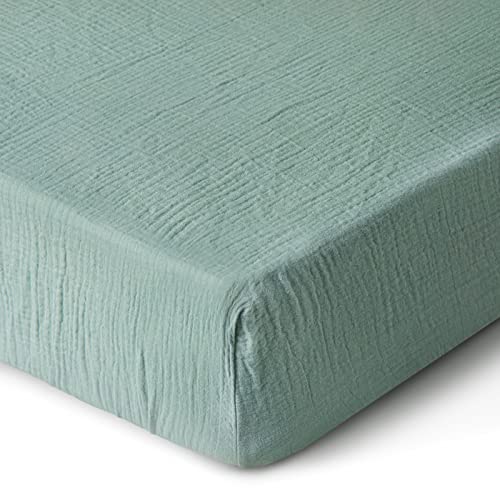Muslin Crib Sheets Green 1 Pack и Green Leaf 2 Пакет пакет