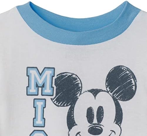 Дизни бебешки момчиња Мики Маус со 4 парчиња со памучни пижами