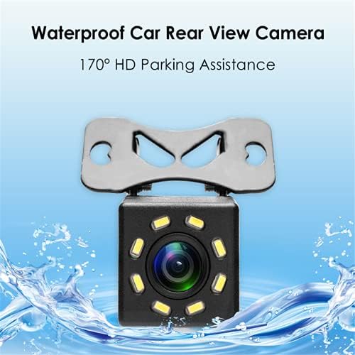 Автомобил Заден Поглед Ноќно Гледање 8 LED Обратна Камера HD Видео Водоотпорен