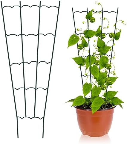 Хигифт 4 пакет 24 '' Градинарски мерила за искачување на растенија на отворено, растителни шари за качување по растенија во затворен простор,
