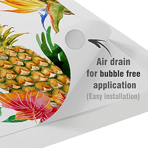 Lex Altern Vinyl Skin Compatible with MacBook Air 13 inch Mac Pro 16 Retina 15 12 2020 2019 2018 Hawaiian Pine Flower Leaves Tropical