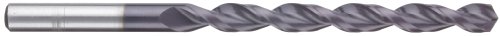 Кливленд 2075а бит за вежбање на кобалт челик, обложена со тиаин, тркалезна Шанк, точка од 135 степени, 3,3 мм, 10-пакет