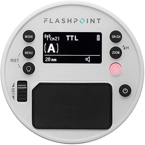 FlashPoint Xplor 100 Pro TTL R2 монолинг со напојување на батеријата - бело
