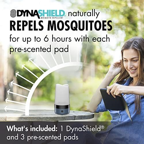 Dynatrap комарци бесплатно Dynashield DS1000 -OC Ocean Blue Outdoor Rellent - користи природни есенцијални масла, без DEET