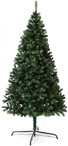 Цивик Премиум Елка Со Шарки, Вештачки Божиќен Бор Со Цврсти Метални Нозе Полно Дрво За Совршено За Внатрешно И Надворешно-Зелено 240см